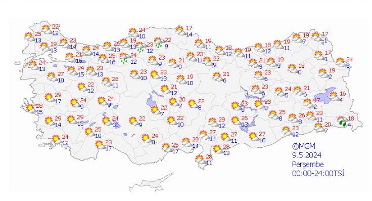 Meteoroloji saat verip 11 ili uyardı. Gök gürültülü sağanak vuracak 25